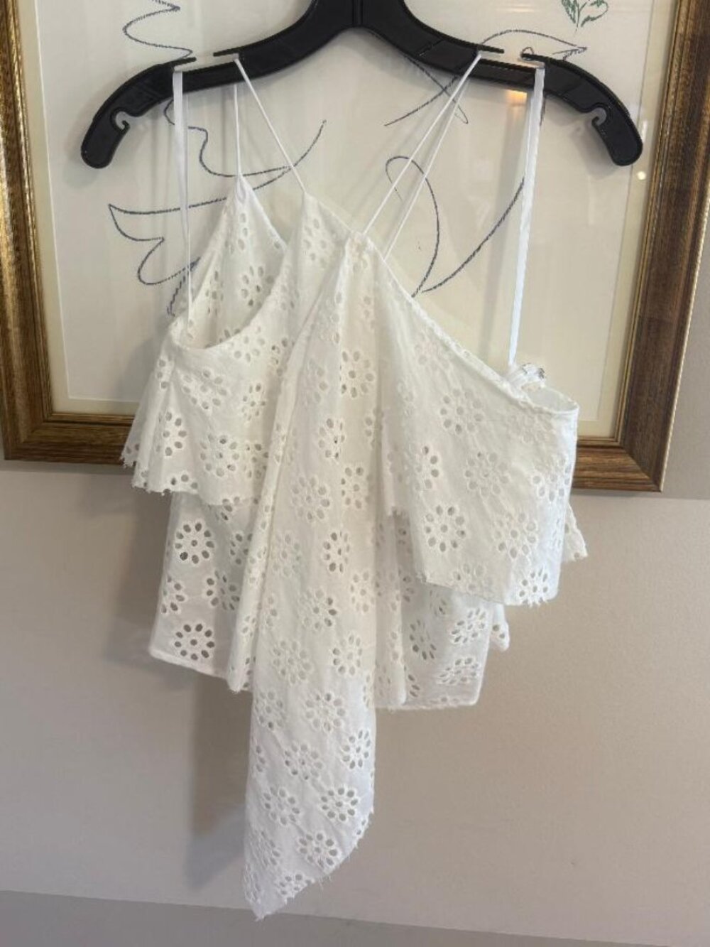NWT Staud Eyelet Top size S
